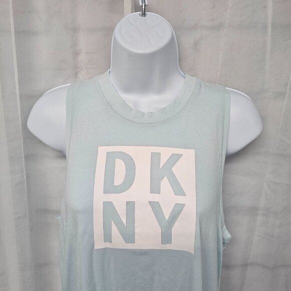 DKNY Blue Athletic Tank Sporty XS - Picture 2 of 10